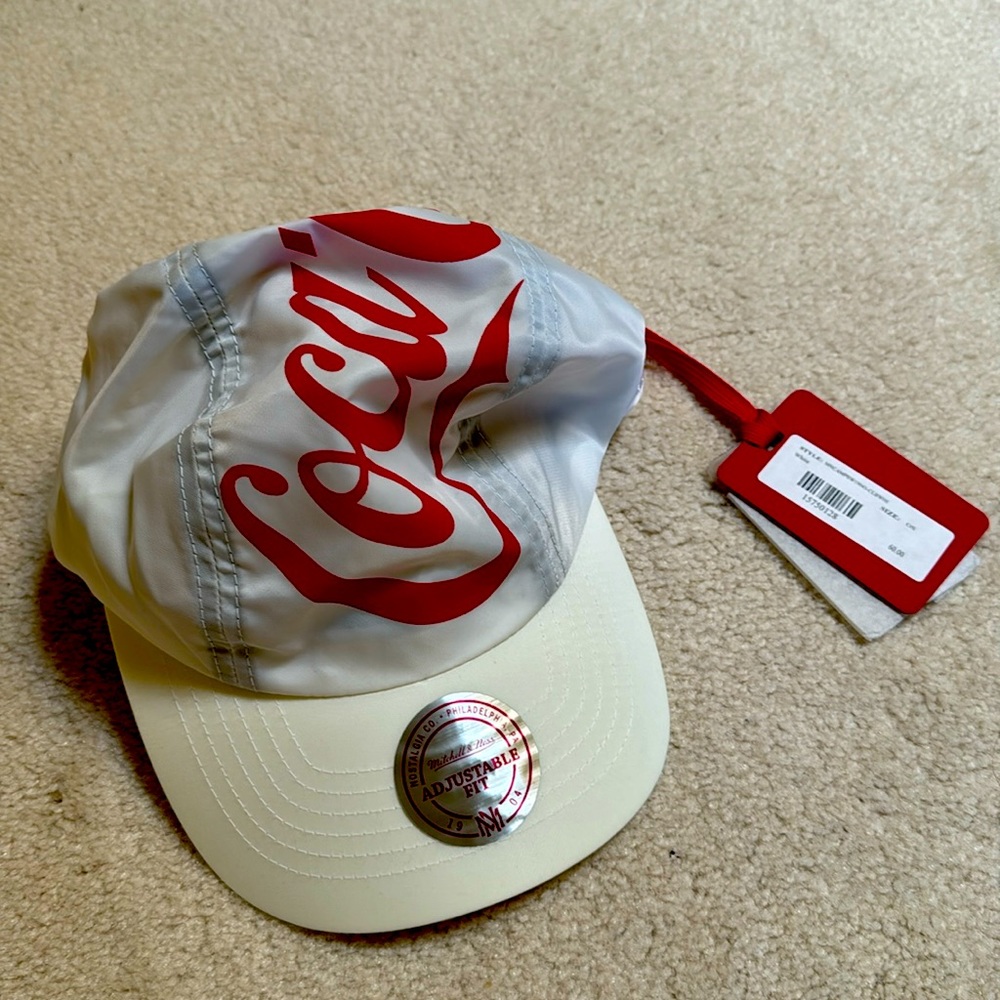 Kith white Coca Cola Mitchell & Ness adjustable Hat